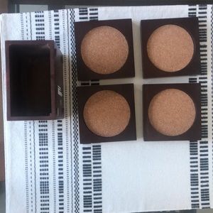 Dewar’s 12 wood and cork coaster set